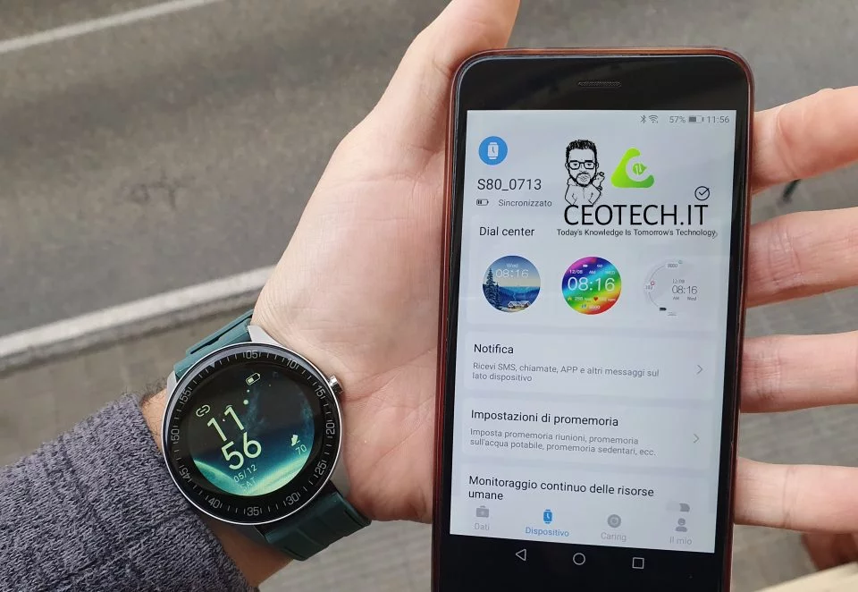 Recensione Senbono S80: smartwatch da un lato sportivo, dall'altro business  - CeoTech