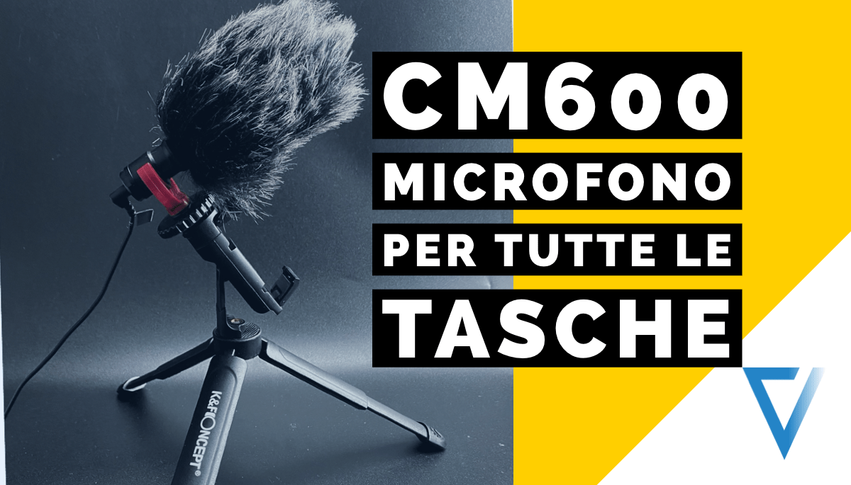 UNBOXING - MICROFONO A CONDENSATORE ECONOMICO PER FOTOCAMERA REFLEX - K&F  CONCEPT 