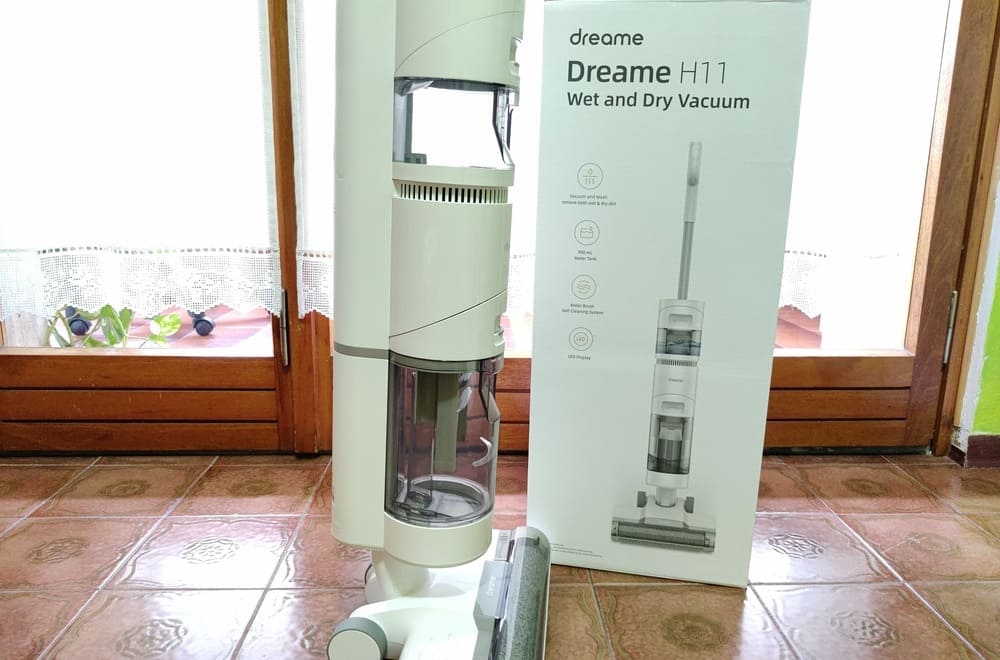 Dreame h11 core aspirapolvere e lavapavimenti intelligente per secco e  umido, p