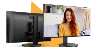 aoc q27b3cf2, monitor qhd 100hz per lavoro e intrattenimento 1a