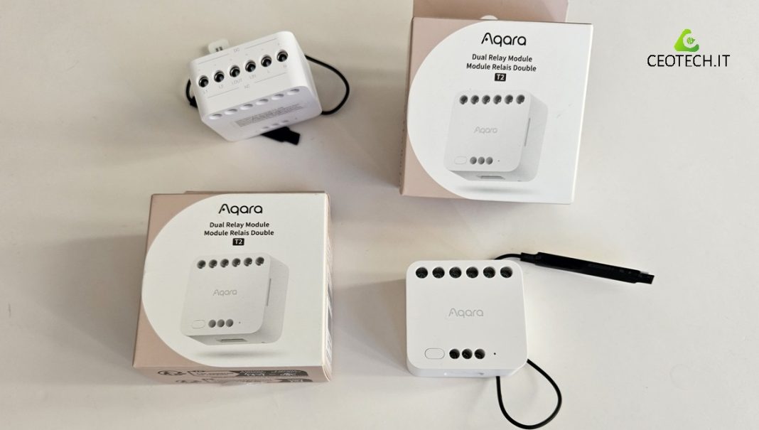 aqara dual relay module t2 recensione relè domotico smart