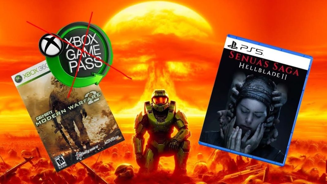 call of duty su xbox game pass e hellblade ii su ps5