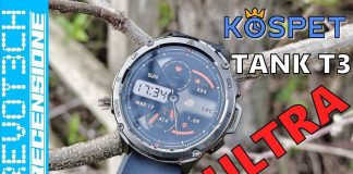 kospet tank t3 ultra review gps integrato rugged design e amoled a circa 100e