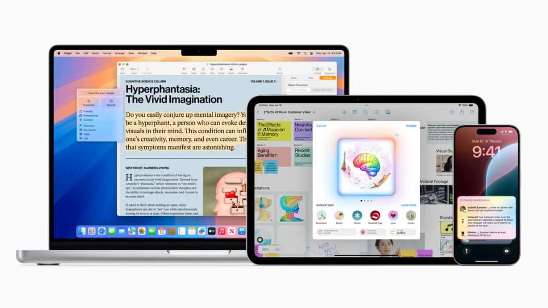 apple intelligence ufficiale l'ai per iphone, ipad e mac