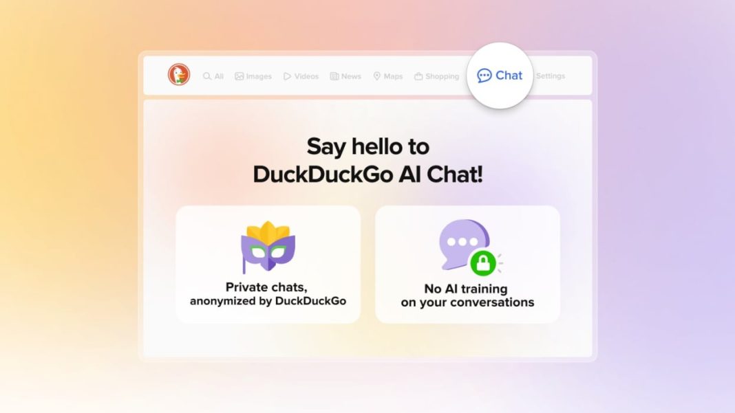 duckduckgo chat private con ai per dialoghi senza tracce