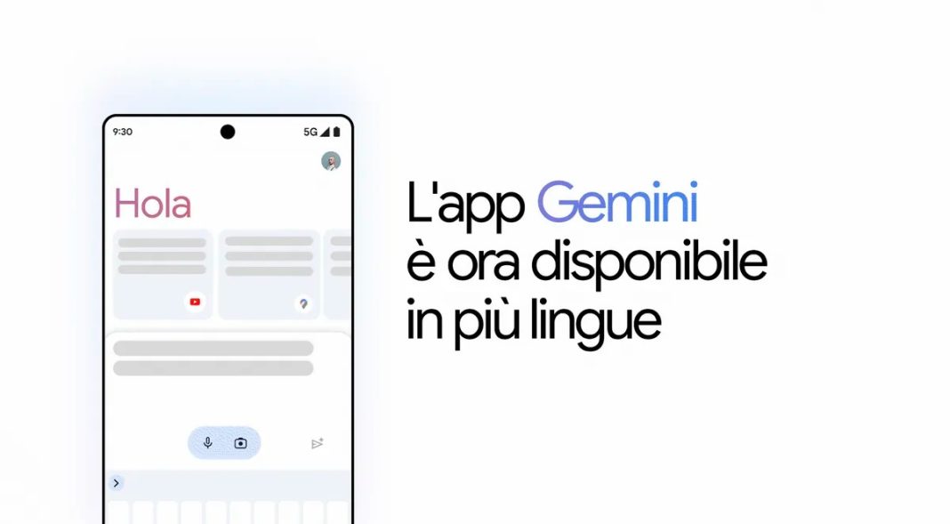 gemini l'app ai di google arriva finalmente in italia