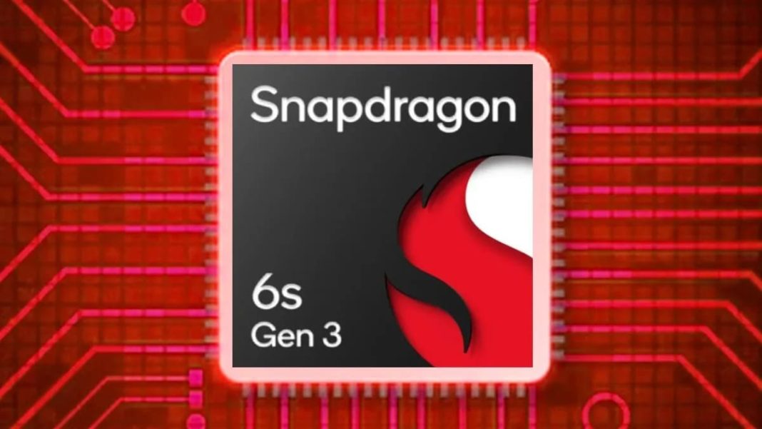 qualcomm snapdragon 6s gen 3 ufficiale chip 5g mid range