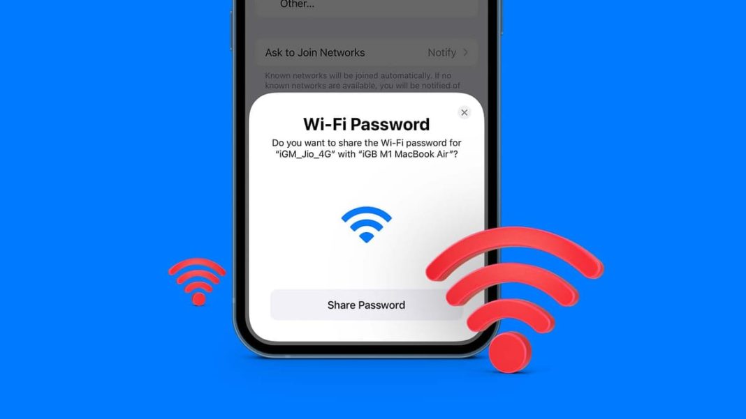 come condividere password wifi iphone con android