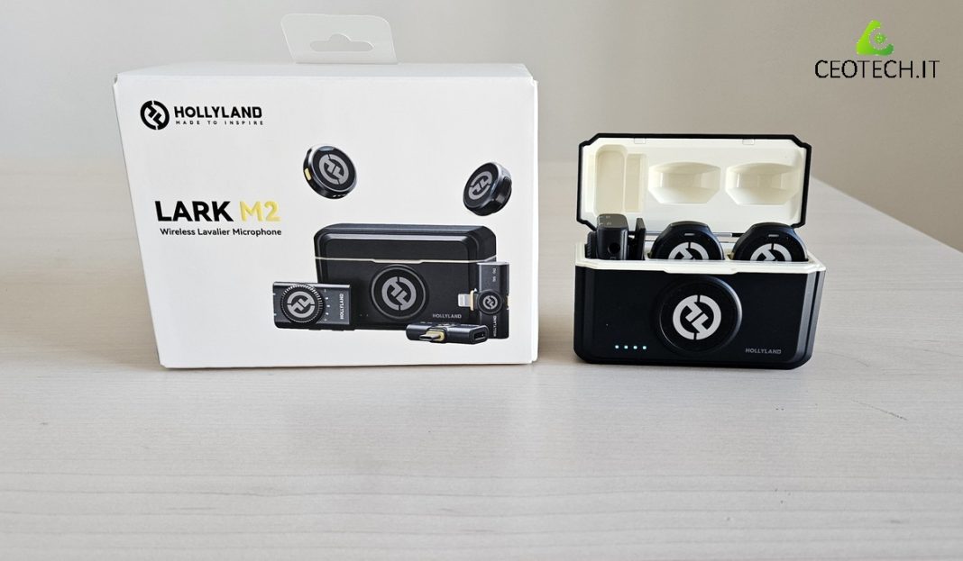 hollyland lark m2 combo recensione microfono lavalier