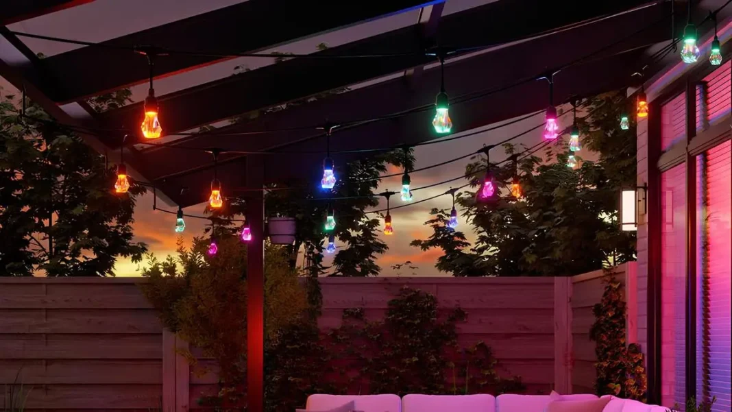 luci da esterno nanoleaf matter smart multicolor outdoor string lights 1a