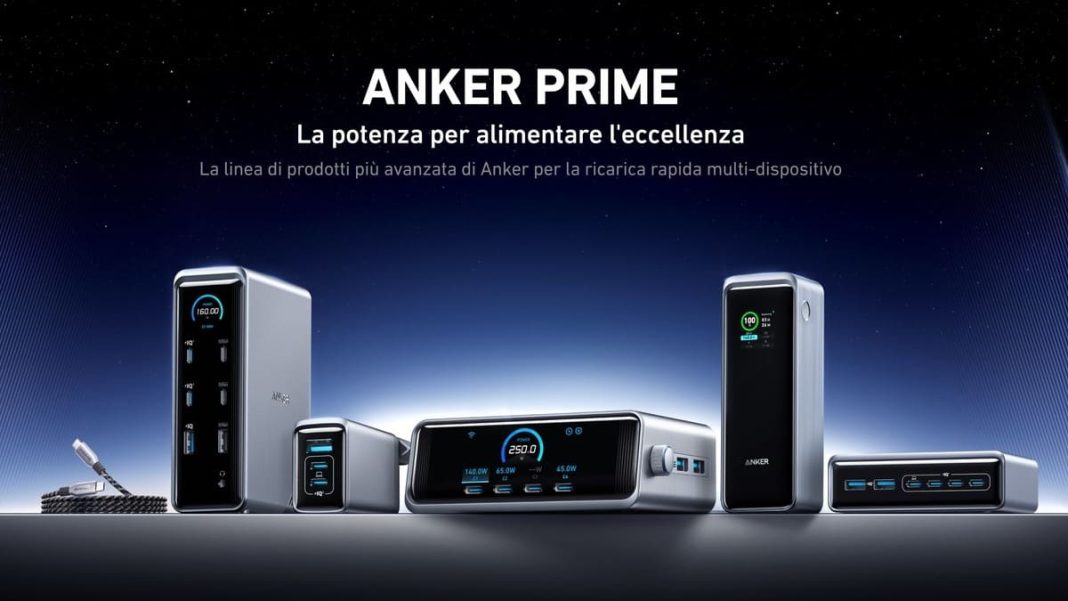 anker prime nuova linea caricatori, power bank e non solo (1)