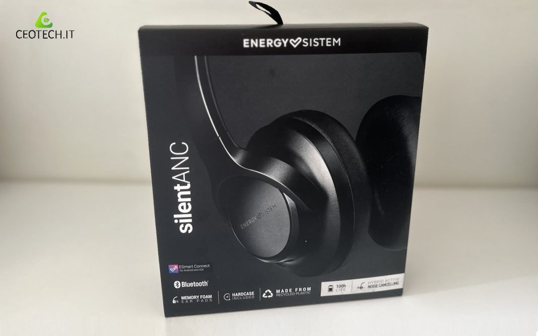 energy sistem silent anc recensione cuffie a padiglione