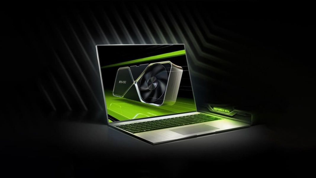 nvidia geforce rtx 5060 gpu notebook vicino alla rtx 4070