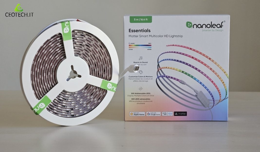 nanoleaf multicolor hd lightstrip recensione striscia led