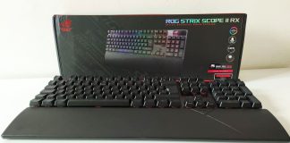 asus rog strix scope ii rx: tastiera gaming con switch ottici recensione(1)