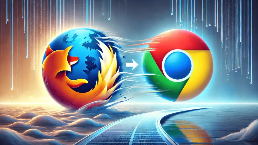 come importare segnalibri firefox in chrome