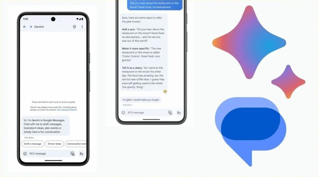 come usare gemini in google messaggi guida completa