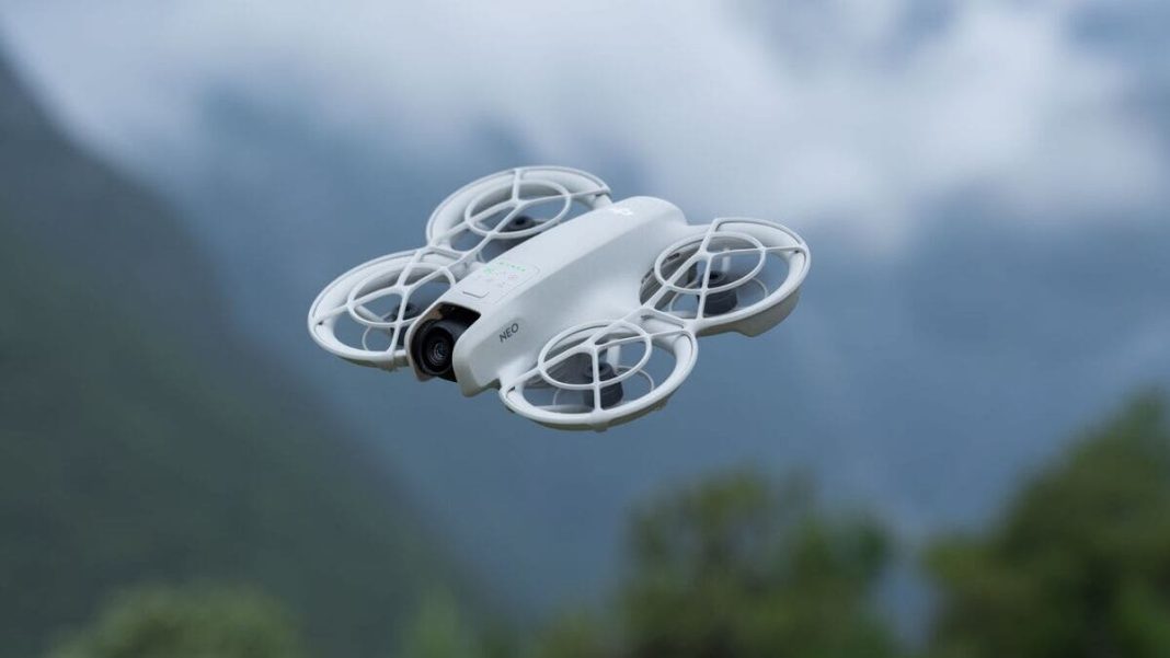 dji neo drone leggero e compatto per selfie e video 4k