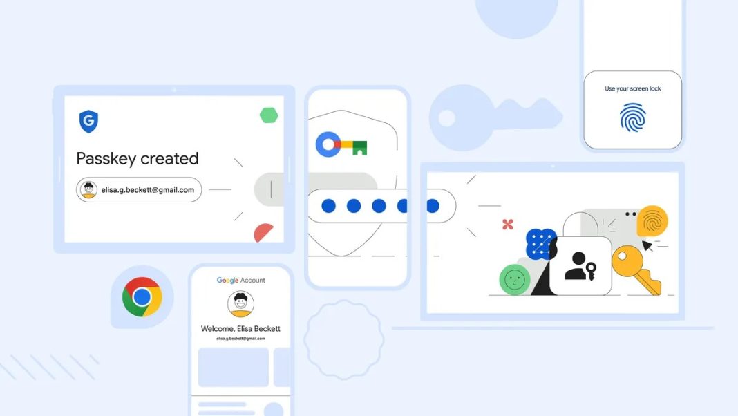 google semplifica l'uso delle passkey su tutti i dispositivi