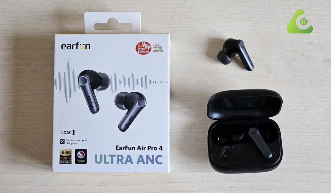 recensione earfun air pro 4 earbuds con auracast bluetooth