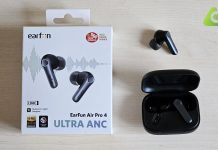 recensione earfun air pro 4 earbuds con auracast bluetooth