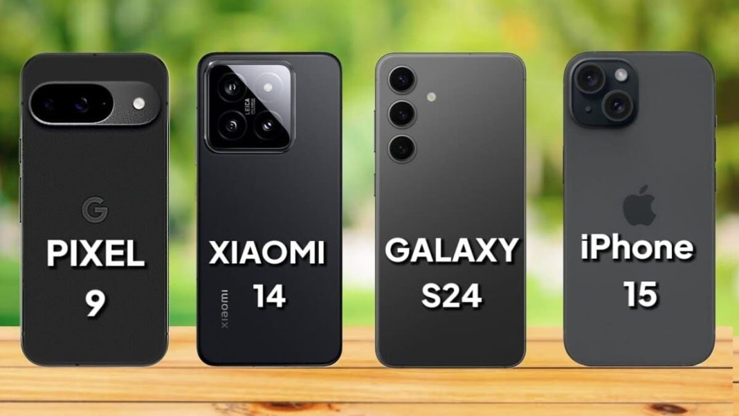 iphone 16 vs galaxy s24 vs pixel 9 vs xiaomi 14