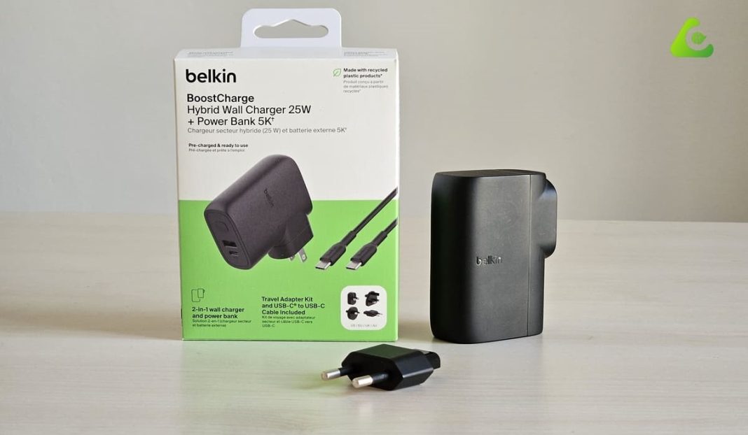 belkin boostcharge hybrid caricatore e powerbank integrato