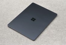 nuovo surface laptop design familiare, potenza lunar lake aa