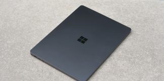 nuovo surface laptop design familiare, potenza lunar lake aa