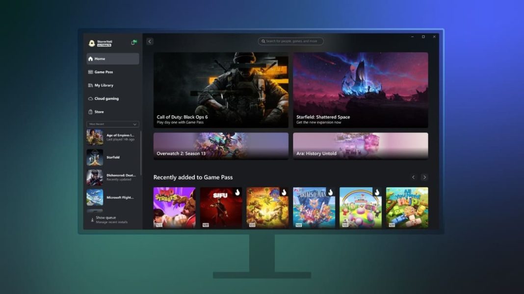 xbox app nuova home e più veloce su windows (1)