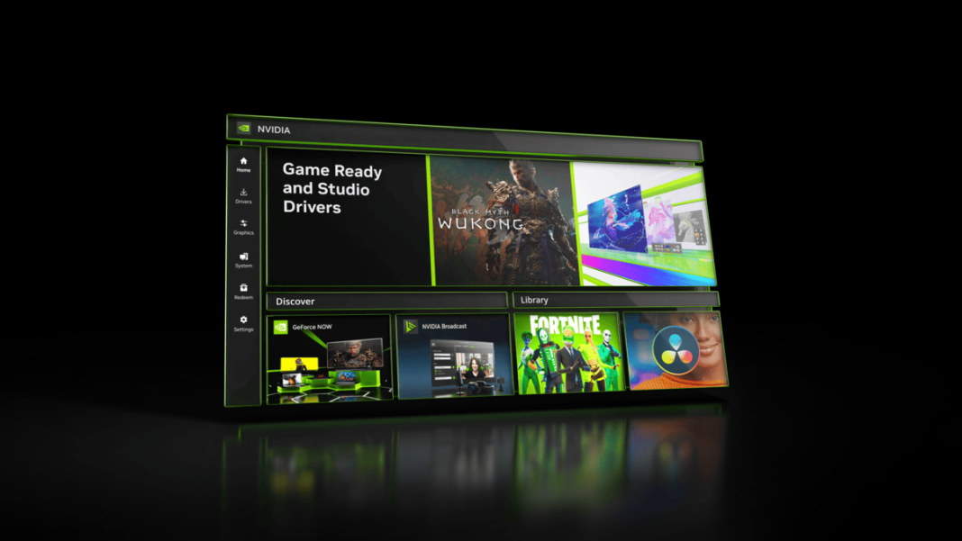 nvidia app nuovo centro di controllo per pc gaming